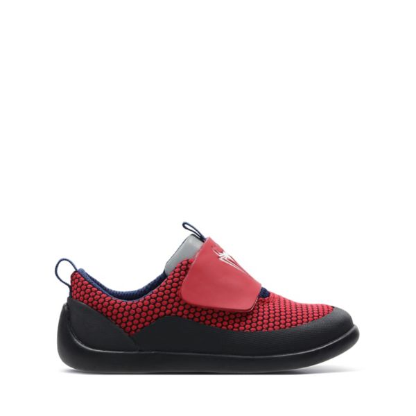 Clarks Girls Play Power Toddler Trainers Red | CA-6178452